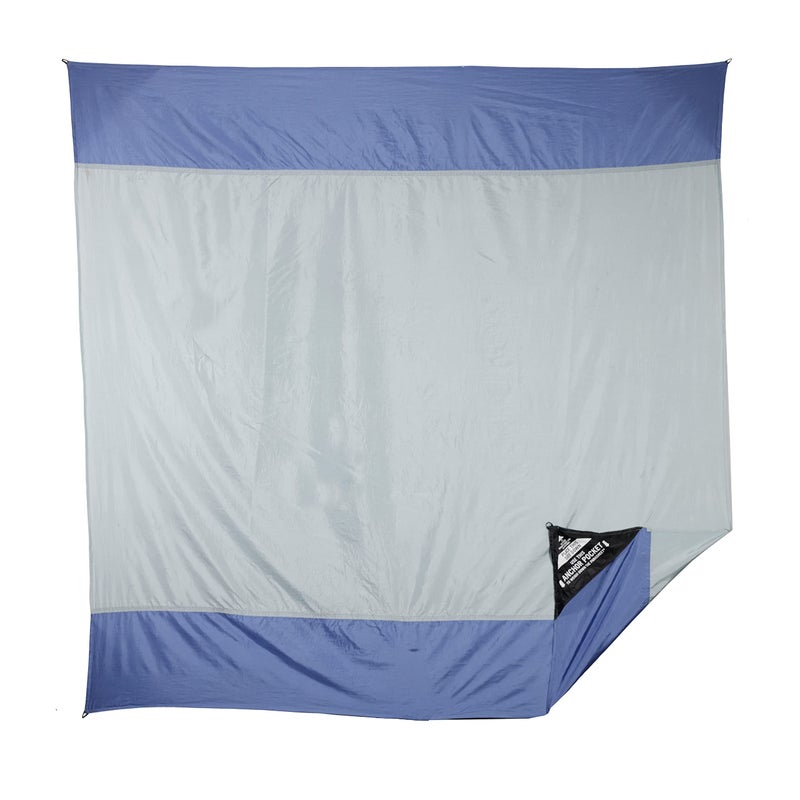 GRAND TRUNK Parasheet Blanket - Sand & Water Resistant Beach Blanket, 7x7ft with Anchor Pockets, Lightweight & Quick-Dry (Blue Lagoon) - Image 1